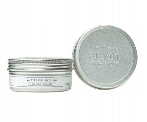 DEPOT NO. 314 NABŁYSZCZAJĄCY WOSK DO WŁOSÓW SHINY HAIR WAX 75ml DEPOT NO. 314 NABŁYSZCZAJĄCY WOSK DO WŁOSÓW SHINY HAIR WAX 75ml