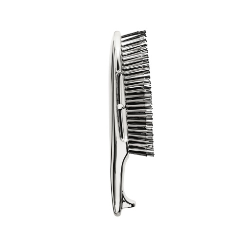 Blackomb Aura Brush, Szczotka Trychologiczna do Masażu i Mycia Skóry Głowy, Srebna - DS381