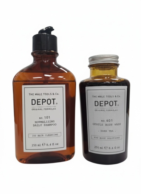DEPOT 101 + 601 Zestaw - Szampon oraz Żel pod prysznic dla mężczyzny