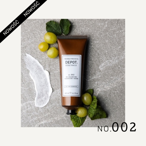 Depot No. 002 Normalizujący peeling do normalnej i tłustej skóry głowy 125ml