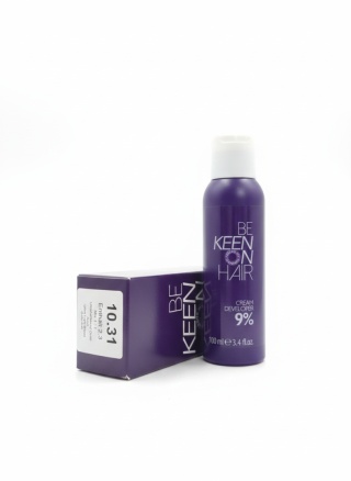 KEEN 10.31 kremowa farba do włosów 100 ML + Oksydant 9%