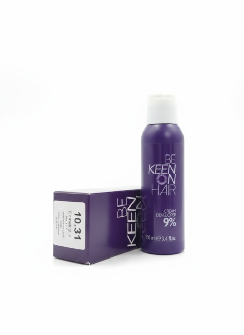 KEEN 10.31 kremowa farba do włosów 100 ML + Oksydant 9%