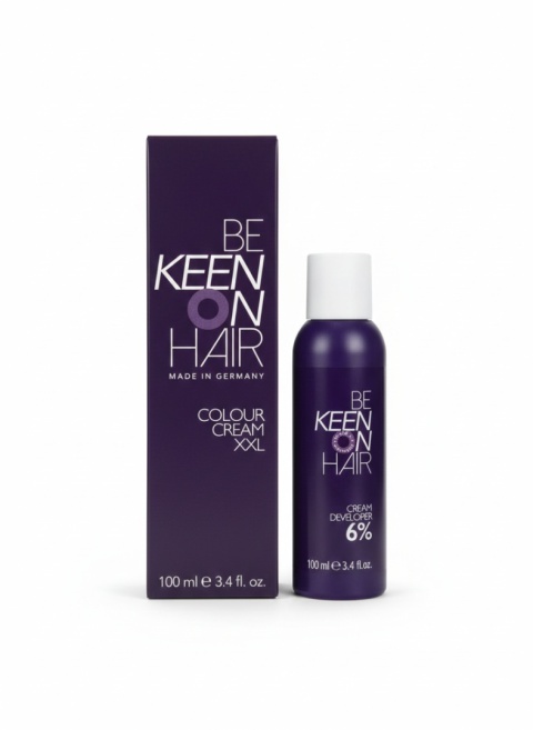 KEEN 9.04 kremowa farba do włosów 100 ML + Oksydant 6%