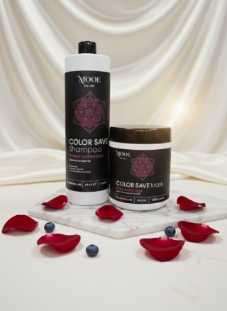 MOOE Zestaw HAIR CARE COLOR SAVE do włosów farbowanych SZAMPON 1000ML+ MASKA 1000ML