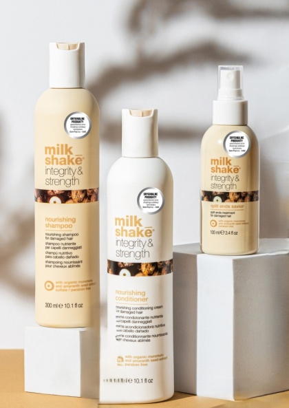 Milk shake integrity zestaw do włosów odżywczo regenerujący Szampon + Odżywka + Kuracja