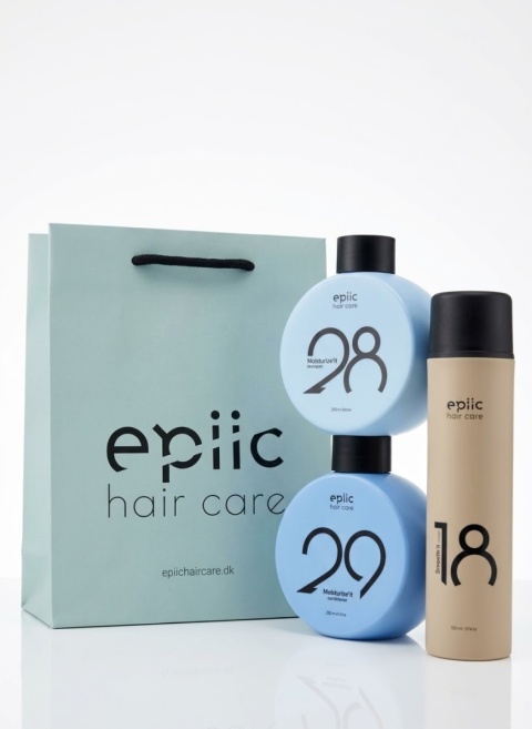 Epiic Zestaw Nawilżający z olejkiem awokado - Szampon 250ml + Odżywka 250ml + Lotion wygładzający z termoochroną 150ml