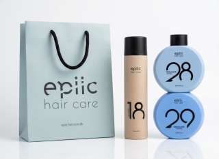 Epiic Zestaw Nawilżający z olejkiem awokado - Szampon 250ml + Odżywka 250ml + Lotion wygładzający z termoochroną 150ml