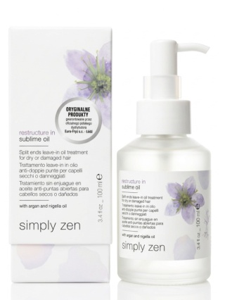 SIMPLY ZEN NEW RESTRUCTURE OLEJEK Odbudowujący Włosy 100ml