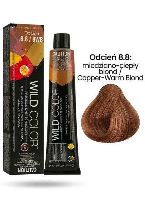 WILD COLOR FARBA DO WŁOSÓW 180ML 8.8 8WB