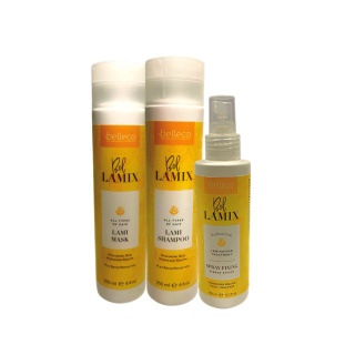 Zestaw Belleco Bellamix do pielęgnacji po zabiegu laminacji